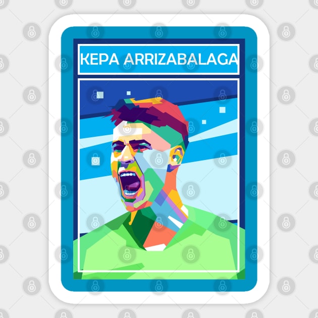 KEPA ARRIZABALAGA Sticker by erikhermawann22